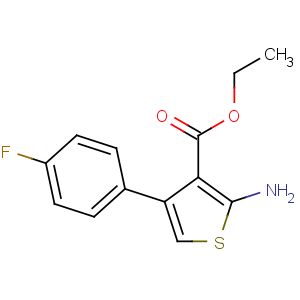 CAS No:35978-33-7 ethyl 2-amino-4-(4-fluorophenyl)thiophene-3-carboxylate