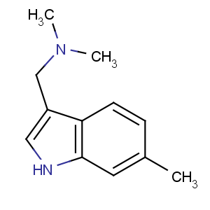 CAS No:35998-04-0 N,N-dimethyl-1-(6-methyl-1H-indol-3-yl)methanamine