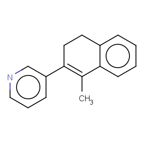 CAS No:3614-50-4 Pyridine,3-(3,4-dihydro-1-methyl-2-naphthalenyl)-