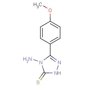 CAS No:36209-49-1 3H-1,2,4-Triazole-3-thione,4-amino-2,4-dihydro-5-(4-methoxyphenyl)-