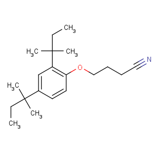 CAS No:36268-65-2 4-[2,4-bis(2-methylbutan-2-yl)phenoxy]butanenitrile