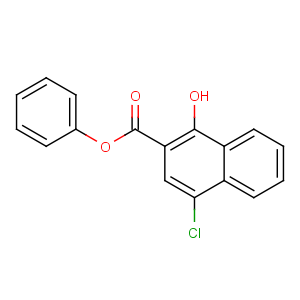 CAS No:36268-75-4 phenyl 4-chloro-1-hydroxynaphthalene-2-carboxylate