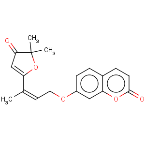 CAS No:36413-91-9 2H-1-Benzopyran-2-one,7-[[(2E)-3-(4,5-dihydro-5,5-dimethyl-4-oxo-2-furanyl)-2-buten-1-yl]oxy]-