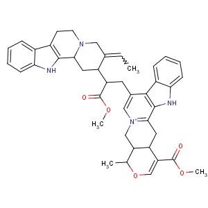 CAS No:36519-42-3 Oxayohimbanium, 3,4,5,6,16,17-hexadehydro-6-[ (16S,19E)-19, 20-didehydro-16-(methoxycarbonyl)corynan-17-yl]-16-(methoxycarbony l)-19-methyl-, (19.alpha.)-