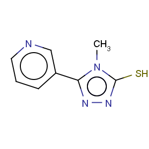 CAS No:3652-31-1 3H-1,2,4-Triazole-3-thione,2,4-dihydro-4-methyl-5-(3-pyridinyl)-