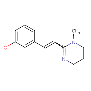 CAS No:36531-26-7 3-[(E)-2-(1-methyl-5,6-dihydro-4H-pyrimidin-2-yl)ethenyl]phenol