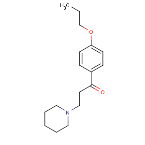 CAS No:3670-68-6 3-piperidin-1-yl-1-(4-propoxyphenyl)propan-1-one