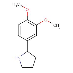 CAS No:367281-00-3 2-(3,4-dimethoxyphenyl)pyrrolidine