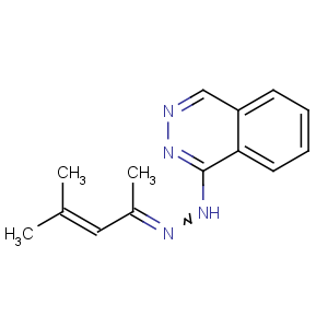CAS No:36798-79-5 N-[(E)-4-methylpent-3-en-2-ylideneamino]phthalazin-1-amine