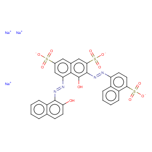 CAS No:3682-47-1 2,7-Naphthalenedisulfonicacid,4-hydroxy-5-[2-(2-hydroxy-1-naphthalenyl)diazenyl]-3-[2-(4-sulfo-1-naphthalenyl)diazenyl]-,sodium salt (1:3)