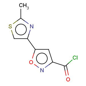 CAS No:368869-89-0 5-(2-methyl-1,3-thiazol-4-yl)-3-isoxazolecarbonyl chloride
