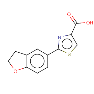 CAS No:368869-97-0 4-Thiazolecarboxylicacid, 2-(2,3-dihydro-5-benzofuranyl)-