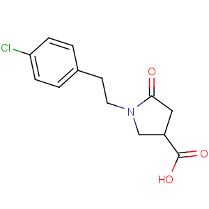 CAS No:368870-06-8 1-[2-(4-chlorophenyl)ethyl]-5-oxopyrrolidine-3-carboxylic acid