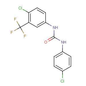 CAS No:369-77-7 1-(4-chlorophenyl)-3-[4-chloro-3-(trifluoromethyl)phenyl]urea