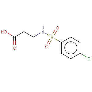 CAS No:36974-65-9 3-{[(4-chlorophenyl)sulfonyl]amino}propanoic acid