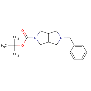 CAS No:370879-56-4 tert-butyl<br />(3aR,6aS)-2-benzyl-1,3,3a,4,6,6a-hexahydropyrrolo[3,<br />4-c]pyrrole-5-carboxylate