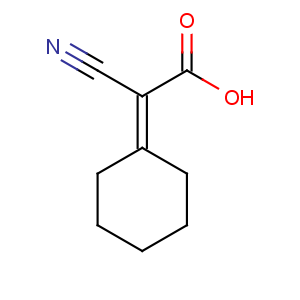 CAS No:37107-50-9 2-cyano-2-cyclohexylideneacetic acid