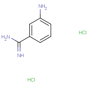 CAS No:37132-68-6 Benzenecarboximidamide,3-amino-, hydrochloride (1:2)