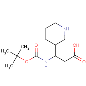 CAS No:372144-09-7 3-[(2-methylpropan-2-yl)oxycarbonylamino]-3-piperidin-3-ylpropanoic acid