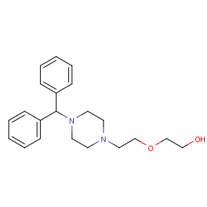 CAS No:3733-63-9 2-[2-(4-benzhydrylpiperazin-1-yl)ethoxy]ethanol