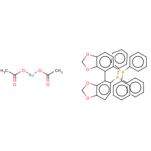CAS No:373650-12-5 Diacetato[(S)-(-)-5,5'-bis(diphenylphosphino)-4,4'-bi-1,3-benzodioxole]ruthenium(II)