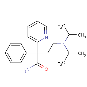 CAS No:3737-09-5 4-[di(propan-2-yl)amino]-2-phenyl-2-pyridin-2-ylbutanamide