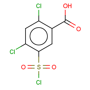 CAS No:3740-18-9 2,4-Dichloro-5-chlorosulfonyl-benzoic acid