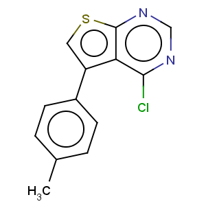 CAS No:374104-63-9 Thieno[2,3-d]pyrimidine,4-chloro-5-(4-methylphenyl)-