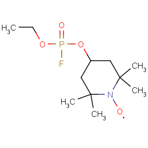 CAS No:37566-53-3 1-Piperidinyloxy,4-[(ethoxyfluorophosphinyl)oxy]-2,2,6,6-tetramethyl-