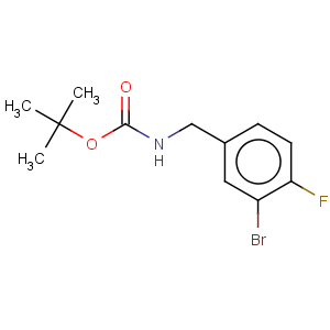 CAS No:375853-85-3 Carbamic acid,[(3-bromo-4-fluorophenyl)methyl]-, 1,1-dimethylethyl ester (9CI)