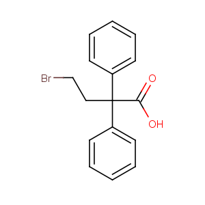 CAS No:37742-98-6 4-bromo-2,2-diphenylbutanoic acid