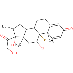 CAS No:378-44-9 (8S,9R,10S,11S,13S,14S,16S,17R)-9-fluoro-11,<br />17-dihydroxy-17-(2-hydroxyacetyl)-10,13,16-trimethyl-6,7,8,11,12,14,15,<br />16-octahydrocyclopenta[a]phenanthren-3-one
