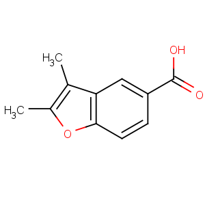 CAS No:3781-93-9 2,3-dimethyl-1-benzofuran-5-carboxylic acid