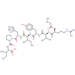 CAS No:37827-06-8 L-Isoleucine,N-methylglycyl-L-arginyl-L-valyl-L-tyrosyl-L-isoleucyl-L-histidyl-L-prolyl-