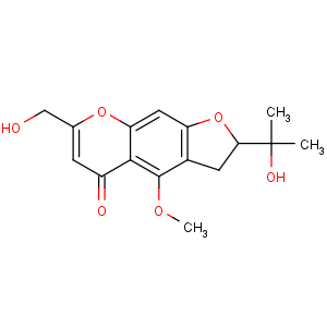 CAS No:37921-38-3 (2S)-7-(hydroxymethyl)-2-(2-hydroxypropan-2-yl)-4-methoxy-2,<br />3-dihydrofuro[3,2-g]chromen-5-one