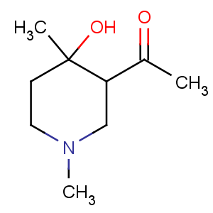 CAS No:37994-62-0 1-(4-hydroxy-1,4-dimethyl-piperidin-3-yl)-ethanone