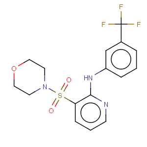 CAS No:38025-96-6 4-((2-((3-(Trifluoromethyl)phenyl)amino)-3-pyridinyl)sulfonyl]morpholine