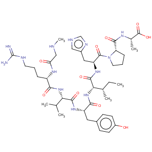 CAS No:38027-95-1 Angiotensin III,N2-(N-methylglycyl)-4-L-isoleucine-7-L-alanine- (9CI)