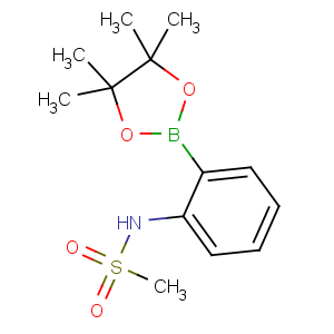 CAS No:380430-60-4 N-[2-(4,4,5,5-tetramethyl-1,3,<br />2-dioxaborolan-2-yl)phenyl]methanesulfonamide