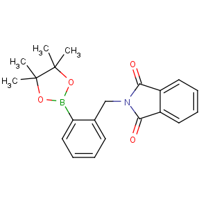 CAS No:380430-66-0 2-[[2-(4,4,5,5-tetramethyl-1,3,<br />2-dioxaborolan-2-yl)phenyl]methyl]isoindole-1,3-dione