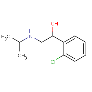 CAS No:3811-25-4 1-(2-chlorophenyl)-2-(propan-2-ylamino)ethanol