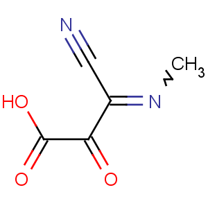 CAS No:38157-71-0 3-cyano-3-methylimino-2-oxopropanoic acid