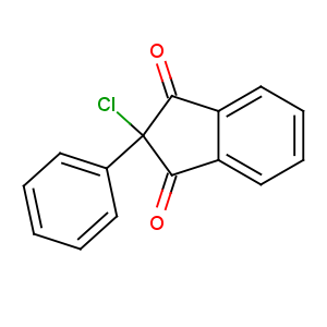 CAS No:3817-96-7 2-chloro-2-phenylindene-1,3-dione
