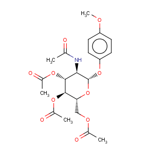 CAS No:38229-72-0 4'-methoxyphenyl-2-acetamido-3,4,6-tri-o-acetyl-2-deoxy-beta-d-glucopyranoside