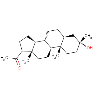 CAS No:38398-32-2 Pregnan-20-one,3-hydroxy-3-methyl-, (3a,5a)-