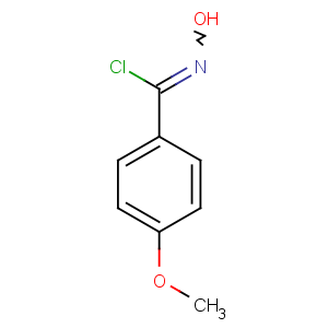 CAS No:38435-51-7 (1Z)-N-hydroxy-4-methoxybenzenecarboximidoyl chloride
