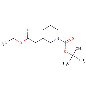 CAS No:384830-13-1 tert-butyl 3-(2-ethoxy-2-oxoethyl)piperidine-1-carboxylate