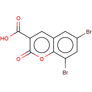 CAS No:3855-87-6 6,8-Dibromocoumarin-3-carboxylic acid