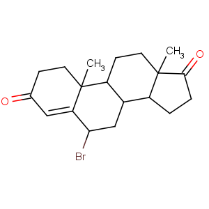 CAS No:38632-00-7 (6R,8R,9S,10R,13S,14S)-6-bromo-10,13-dimethyl-2,6,7,8,9,11,12,14,15,<br />16-decahydro-1H-cyclopenta[a]phenanthrene-3,17-dione