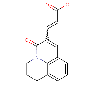 CAS No:386715-44-2 2-Propenoic acid,3-(2,3-dihydro-5-oxo-1H,5H-benzo[ij]quinolizin-6-yl)-, (2E)-